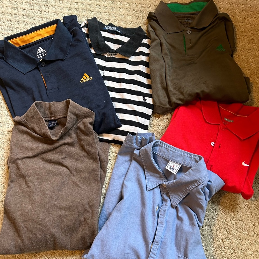 Bundle deal 5 brand name men’s shirts